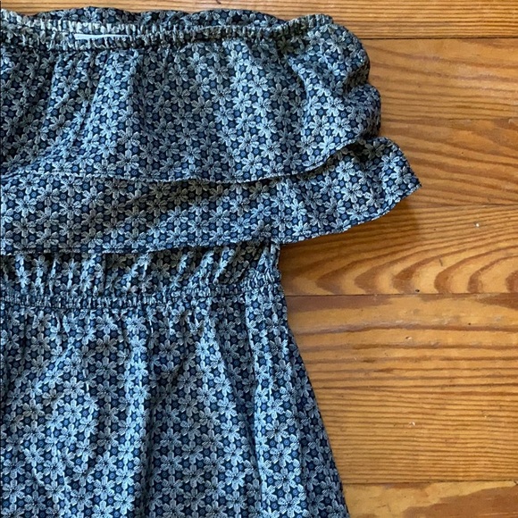 Boho Roxy Strapless Ruffle top Dress - Picture 2 of 4